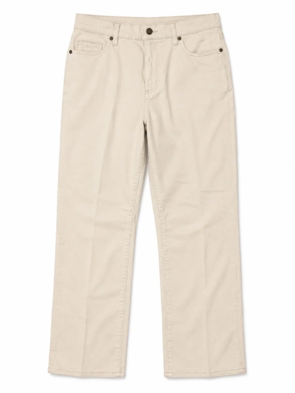 Land’s End Classic Normcore Capsule Wardrobe High Rise Straight Jeans, Size 12P